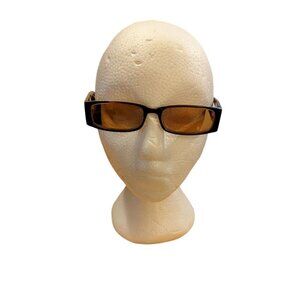 Kam Dhillon Designer Eyeglass Frames 1/53/17/135 Brown Animal Print Frames Only